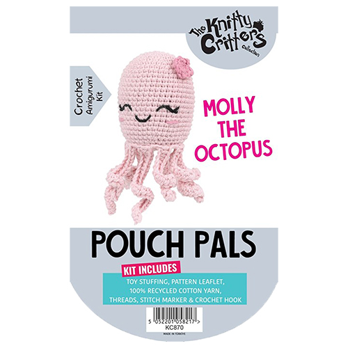 Kit De Crochet Copains En Pochette Molly La Pieuvre par Habico