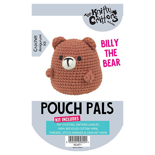 Kit De Crochet Copains En Pochette Billy L’Ours par Habico