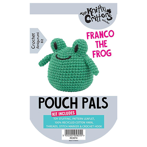 Kit De Crochet Copains En Pochette Franco La Grenouille par Habico