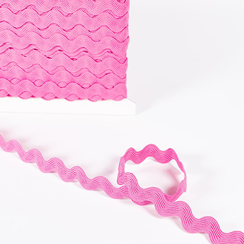 Retro Ric Rac Braid Trim Large 10mm - Bubblegum Pink