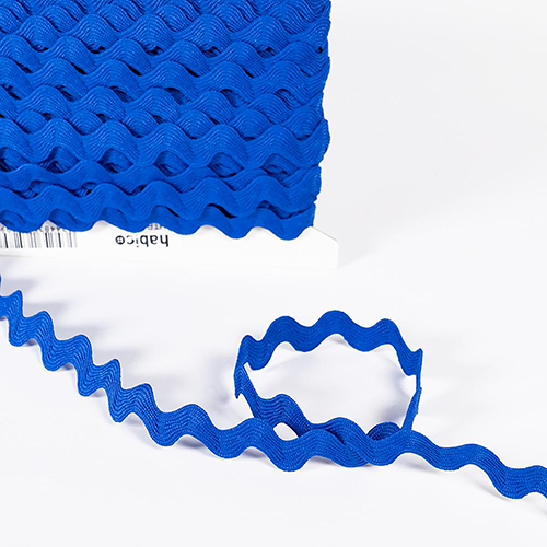 Retro Ric Rac Braid Trim Large 10mm - Royal Blue