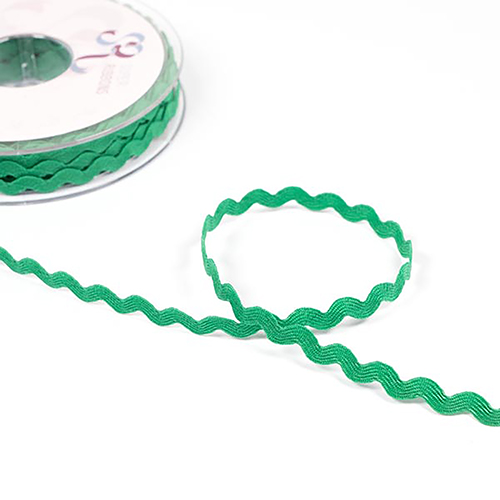 Retro-Ric-Rac-Band 5mm - Grn von Habico