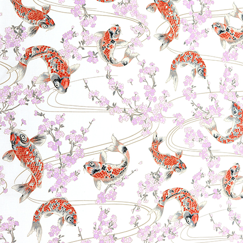 Todoroki Poisson Koi Sakura Fleur De Cerisier 4