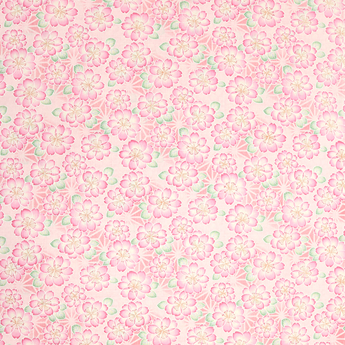 Pastellfarbene Kirschblüten Japanische Asanoha 4