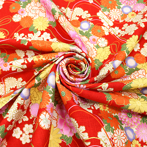 oldene Metallische Japanische Blumen Und Seil 2