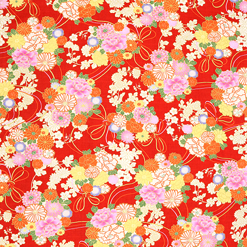 oldene Metallische Japanische Blumen Und Seil 4