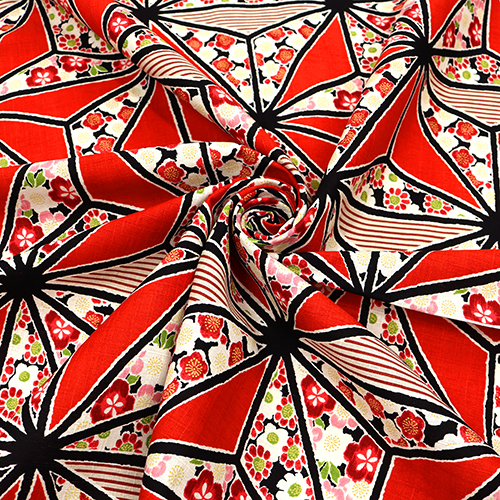 Große Asanoha Geometrische Japanische Blumen 2
