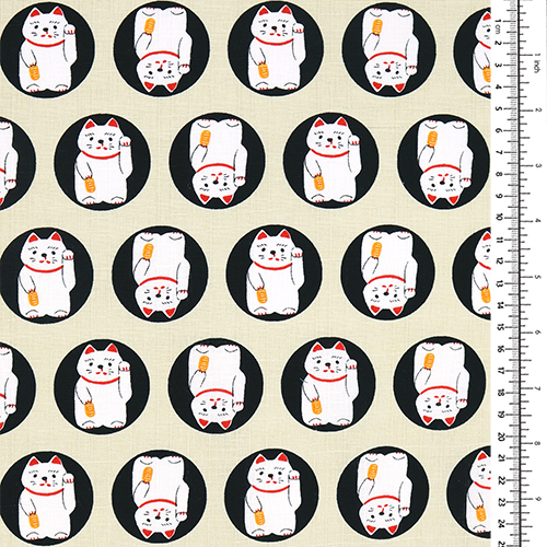 Maneki-Neko Gato De La Suerte Círculos 1
