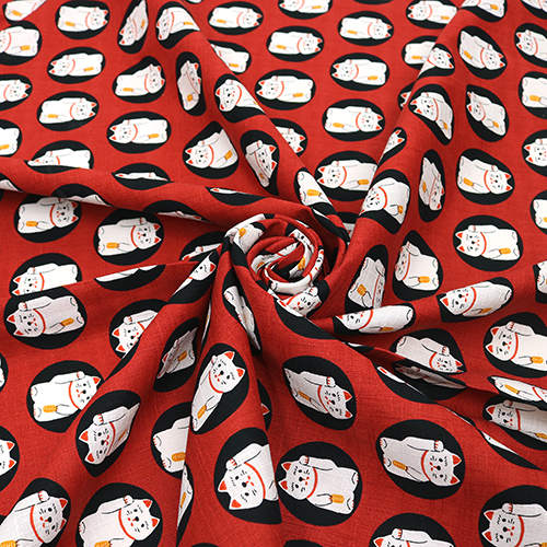 Maneki-Neko Chat Porte-Bonheur Cercles 2