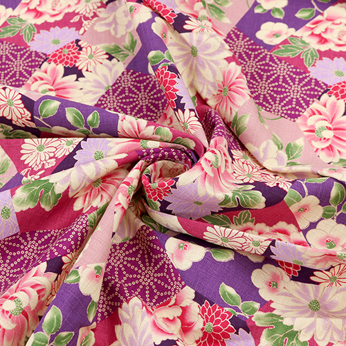 Patchwork Asanoha Segmenté Floral Japonais 2