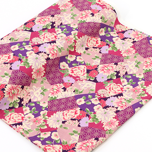 Patchwork Asanoha Segmenté Floral Japonais 3