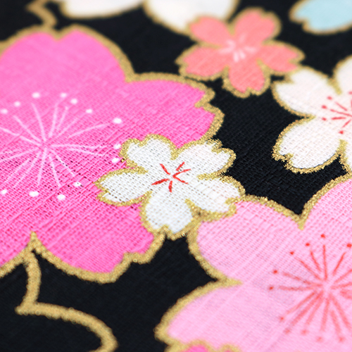 Goldene Sakura-Blte Kyoto Frhling Schwarz 5