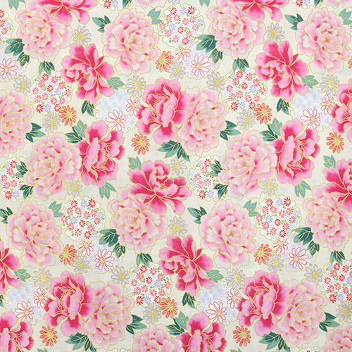 Peona Dorada Kyoto Floral Crema 4