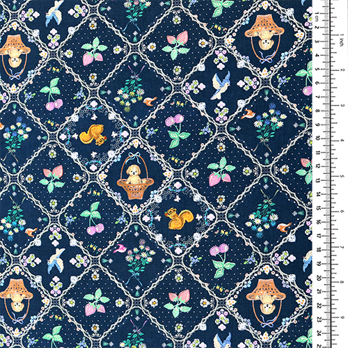 Cadres en Dentelle Vintage Paniers Animaux Baies 1
