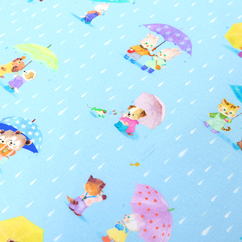 Parapluie de Jour Pluvieux Animaux Mignons Vintage 5