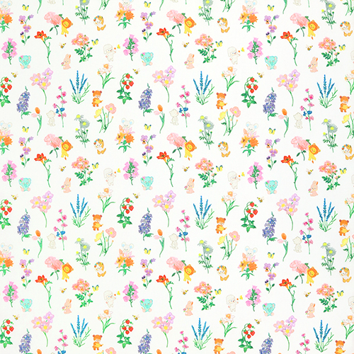Fleurs de Jardin Botanique Animaux Mignons Vintage 4