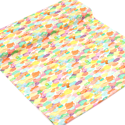Warm Pastel Clouds Rainbows Cute Vintage Animals 3
