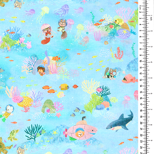 Aventure Sous-Marine avec d'Adorables Animaux Vintage 1