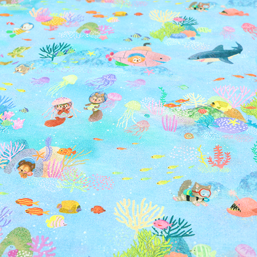 Aventure Sous-Marine avec d'Adorables Animaux Vintage 5