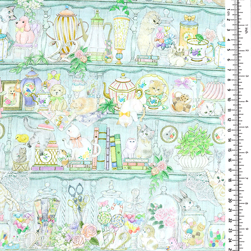 Cottage Antique Dresser Cute Vintage Animals 1
