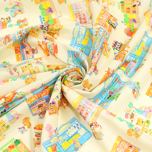 Shopping Market Cute Vintage Animals 2