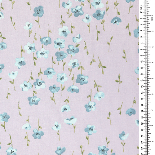 Bonitas Flores Azules Cayendo Pradera Flor 1