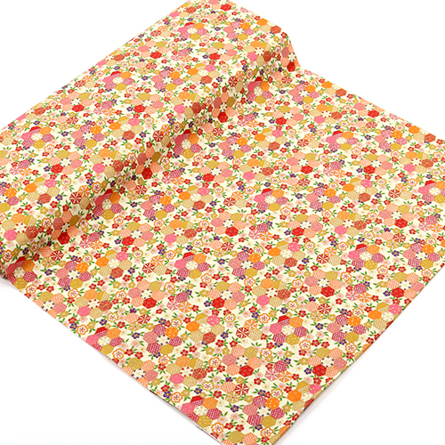 Hexagones Dorés Japonais Sakura Fleur de Prunier 3