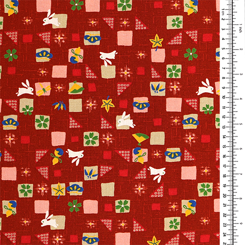 Gemusterte Karierte Quadrate Usagi Kaninchen 1
