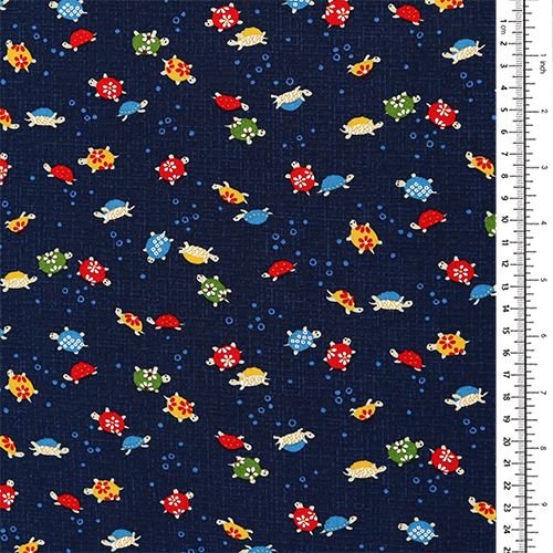 Tortugas Coloridas con Patrones Japoneses 1