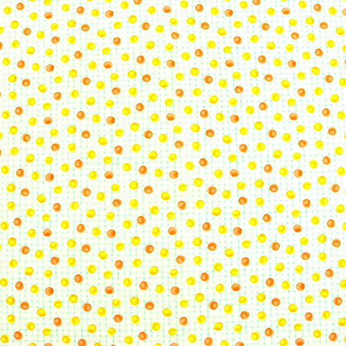 Grille Aquarelle Points Colors Bubblegum Tissu par Japanese Indie