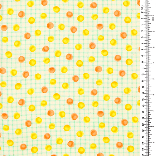 Aquarell Raster Bunte Kaugummi-Punkte 1