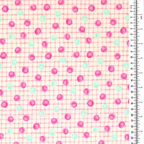 Griglia Acquerello Punti Colorati Bubblegum 1