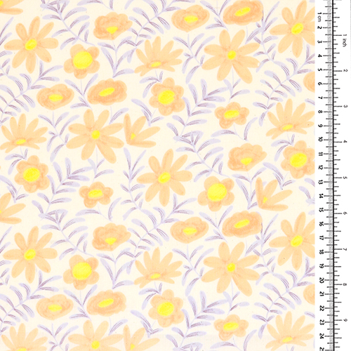 Aquarelle d'une Simple Floraison de Prairie 1