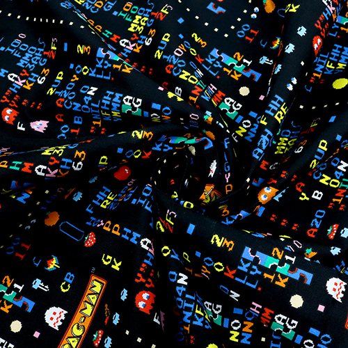 Pac-Man Retro-Arcade Buchstaben Zahlen 2