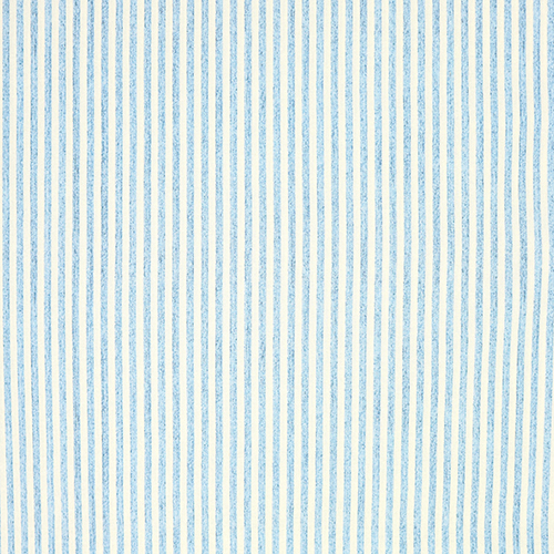 Bleu Doux Petites Lignes Uses Rayure Tissu par Japanese Indie