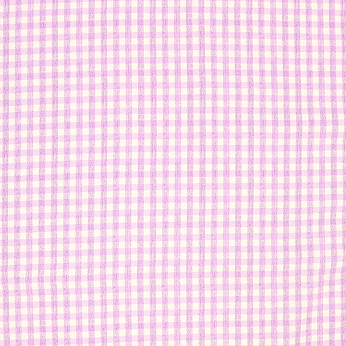 Violet Doux Vichy Us Tissu par Japanese Indie