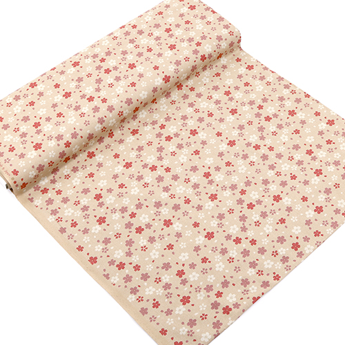 Fleurs de Cerisier Sakura Mélangées avec Motif à Pois Komon 3