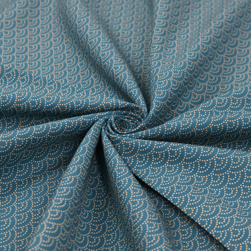 Seigaiha Ocean Waves Dotted Lines 2