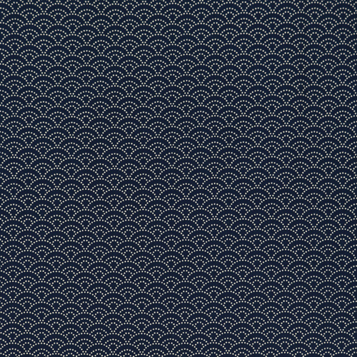 Seigaiha Ocean Waves Dotted Lines
