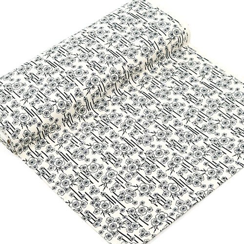 Fleur de Prunier Encre Noire et Bambou 3