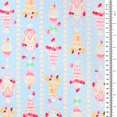 Bunny Parfait Whipped Cream Stripe 1