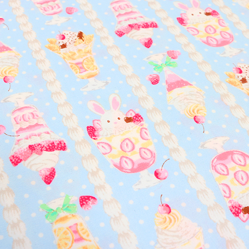 Bunny Parfait Whipped Cream Stripe 5