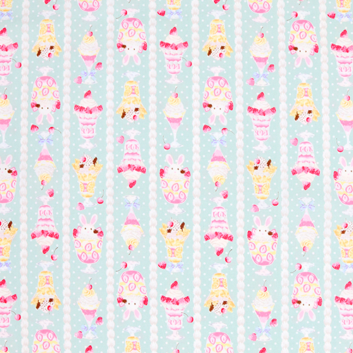Todoroki Koi Carp Cherry Blossom Fabric by Kokka - modeS4u