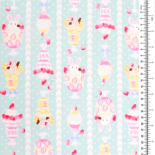 Bunny Parfait Whipped Cream Stripe 1