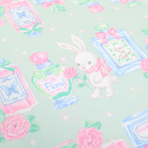 Lapin Vintage Parfum Roses Perles 5