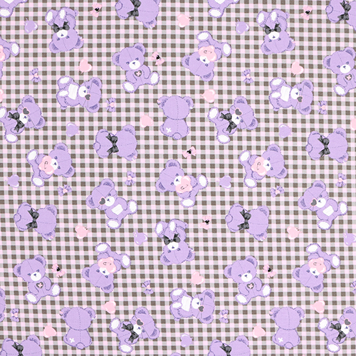 Menhera Ours Vichy Curs D’Amour Nuds Tissu par Japanese Indie
