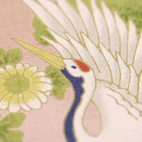 Japanese Crane Pine Tree Peony Pink 5