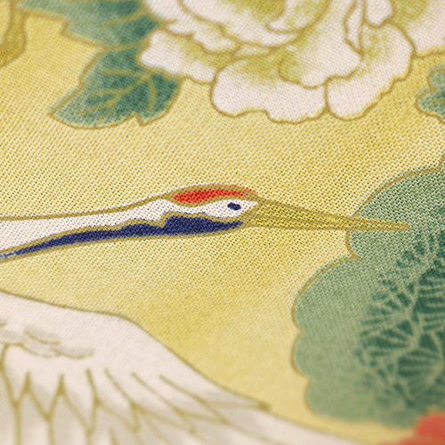 Japanese Crane Pine Tree Peony Blue 5