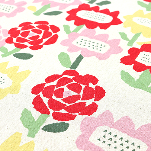 Große Klobige Gemalte Retro-Blumen 5