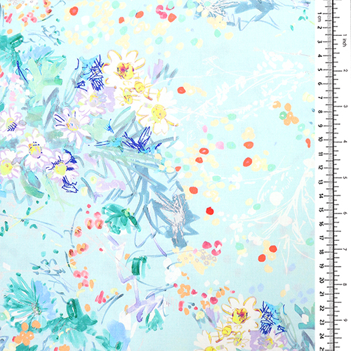 Jardín De Verano De Flores Silvestres Bocetado Pintado 1